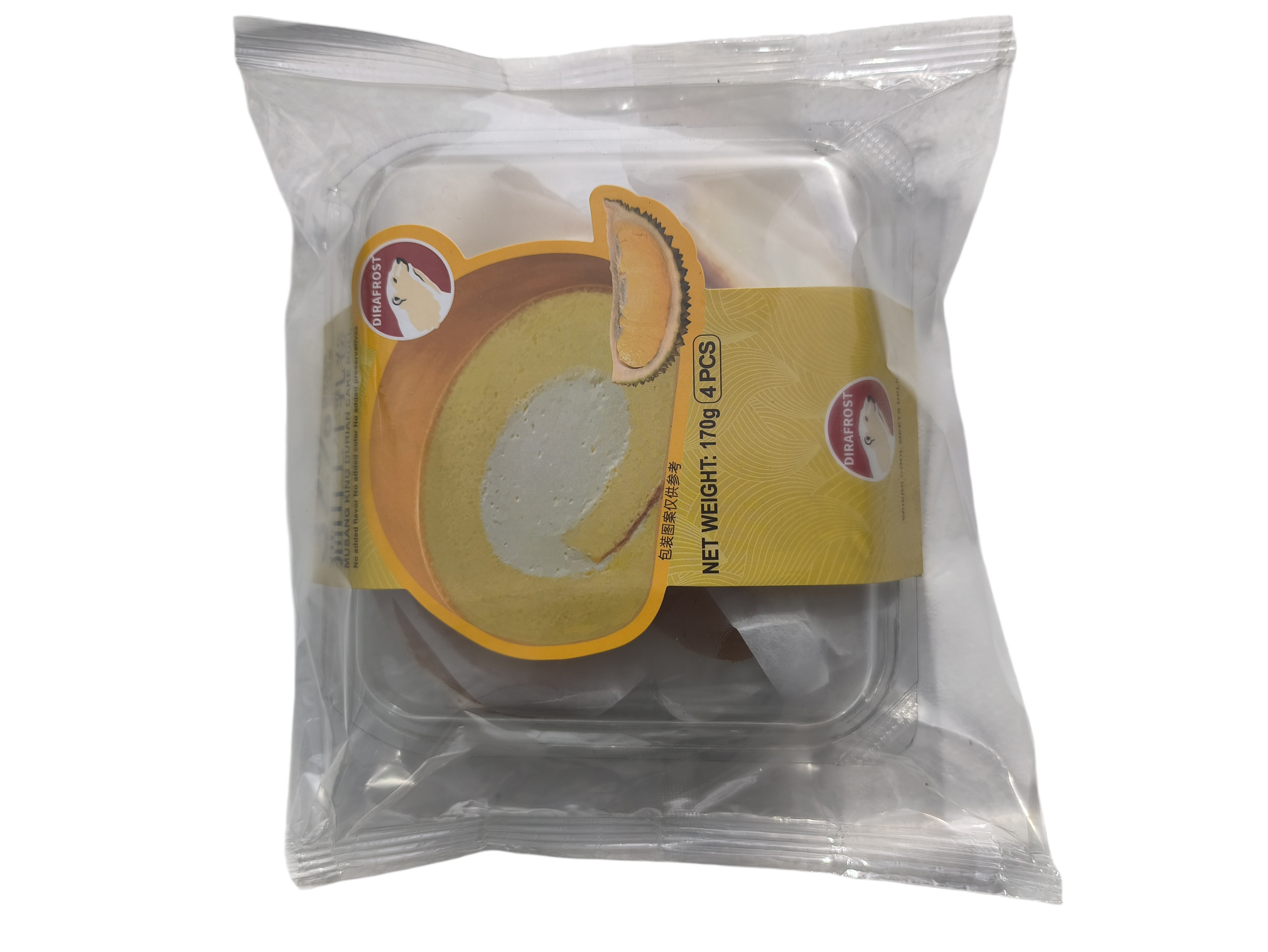 Musang King Durian Cake Roll
